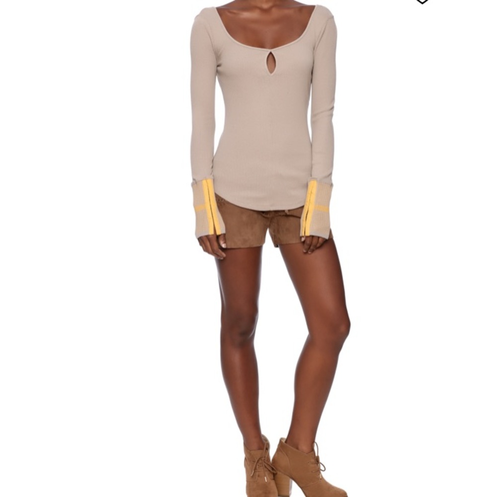Awesome NWT Free People thermal tee! - Picture 5 of 8